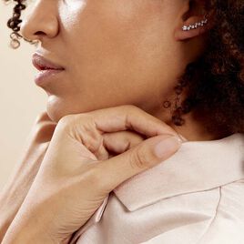 Boucles D'oreilles Pendantes Enza Argent Blanc Oxyde De Zirconium - Boucles d'oreilles fantaisie Femme | Histoire d’Or
