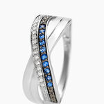 Bague Martika Or Blanc Saphir Diamant - Bagues avec pierre Femme | Histoire d&rsquo;Or