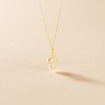 Collier Loeva Or Jaune Perle De Culture Et Oxyde De Zirconium - Colliers Femme | Histoire d&rsquo;Or