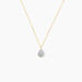 Collier Pear C Or Jaune Diamant - Colliers Femme | Histoire d’Or