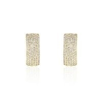 Boucles D'oreilles Puces Charlotte Or Jaune Diamant