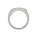 Bague Otis Acier Argent&eacute; - Bagues fantaisie Homme | Histoire d&rsquo;Or