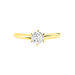Bague Solitaire Venda Or Jaune Diamant - Bagues solitaires Femme | Histoire d’Or