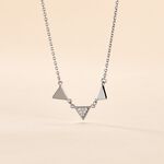 Collier Bartoumieu Argent Blanc Oxyde De Zirconium - Colliers fantaisie Femme | Histoire d&rsquo;Or