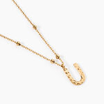 Collier Plaqu&eacute; Or Jaune Lettra - Bijoux sans pierre Femme | Histoire d&rsquo;Or