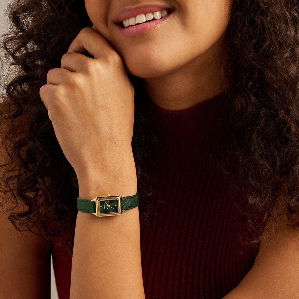 Montre Fossil Raquel Mini Vert - Montres Femme | Histoire d&rsquo;Or