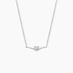 Collier Miline Argent Blanc Oxyde De Zirconium - Colliers fantaisie Femme | Histoire d&rsquo;Or