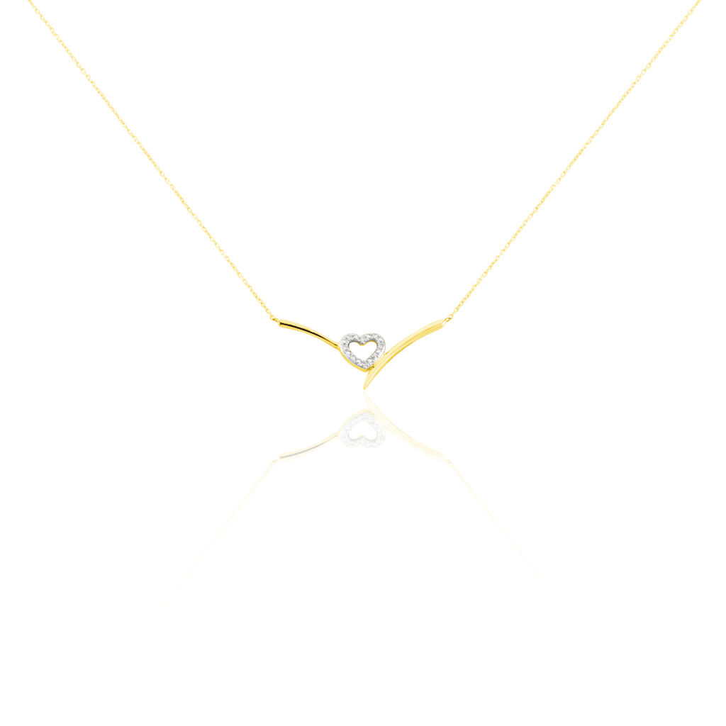Collier Ilsabe Or Jaune Diamant - Colliers Femme | Histoire d’Or