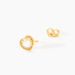 Boucles D'oreilles Puces Himelinda Or Jaune - Clous d'oreilles Femme | Histoire d’Or