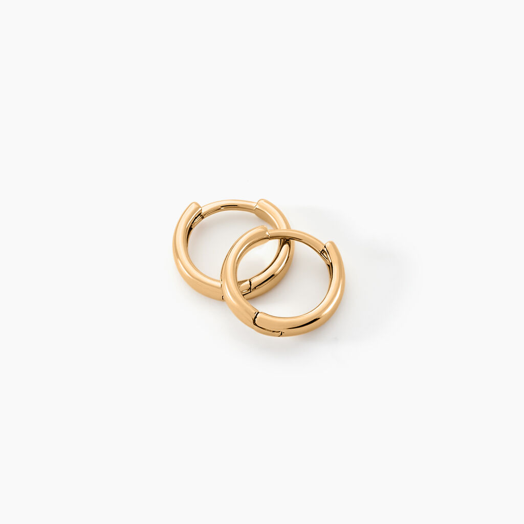 Créoles Plaqué Or Eva - Boucles d'oreilles créoles Femme | Histoire d’Or