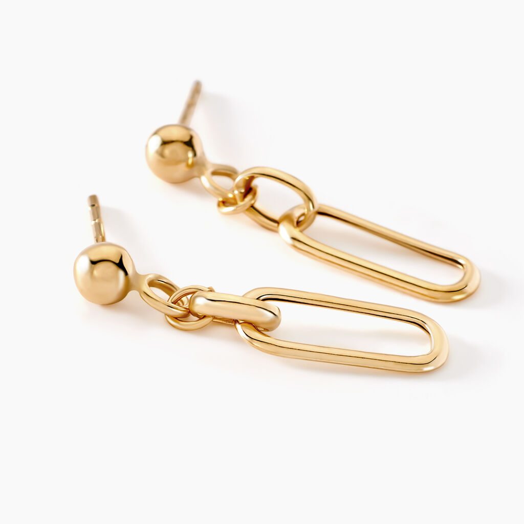 Boucles D'oreilles Pendantes Escape Or Jaune - Boucles d'oreilles pendantes Femme | Histoire d’Or