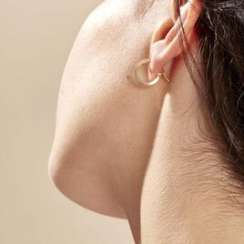 Créoles Ugenie Grec Or Jaune - Boucles d'oreilles créoles Femme | Histoire d’Or