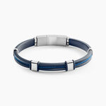 Bracelet Jourdan Caoutchouc Noir - Bijoux sans pierre Homme | Histoire d&rsquo;Or