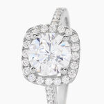 Bague Solitaire Rio Argent Blanc Oxyde De Zirconium - Bagues solitaires Femme | Histoire d&rsquo;Or