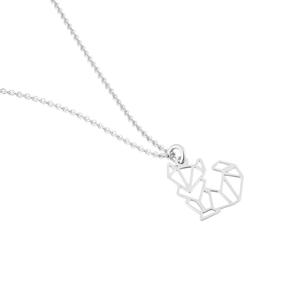 Collier Argent Blanc Alekdandarine - Ras de cou Femme | Histoire d’Or