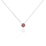 Collier Dwight Argent Blanc Oxyde De Zirconium Rouge - Colliers fantaisie Femme | Histoire d&rsquo;Or