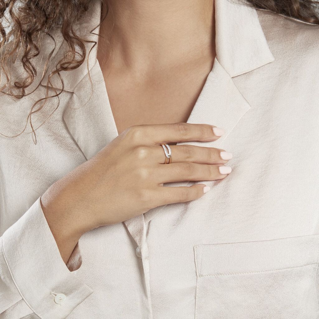 Bague Simouna Or Jaune Diamant - Bagues avec pierre Femme | Histoire d’Or