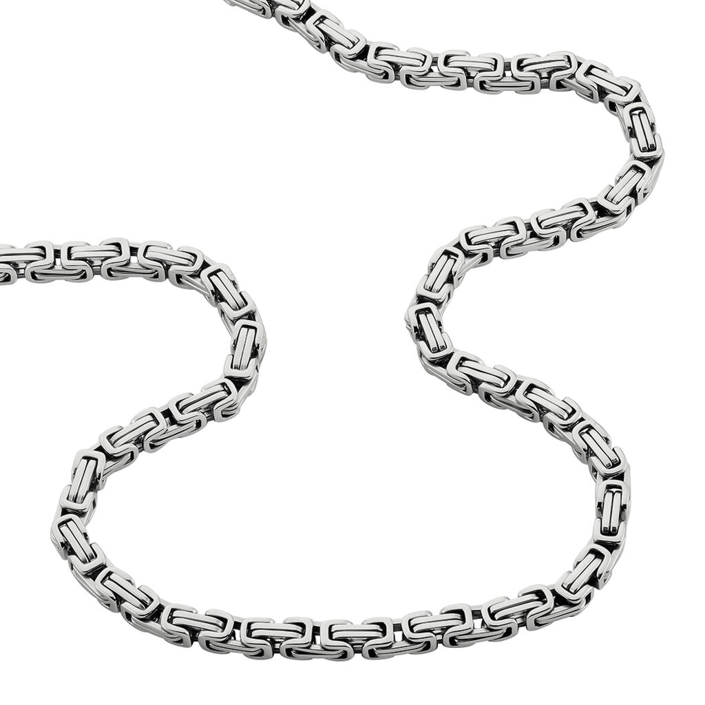 Collier Ignacio Acier Blanc - Chaines Homme | Histoire d&rsquo;Or