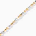 Bracelet Dami Or Bicolore - Bijoux sans pierre Homme | Histoire d&rsquo;Or