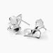 Boucles D'oreilles Puces Narcisse Dream Argent Blanc - Boucles d'oreilles fantaisie Femme | Histoire d’Or