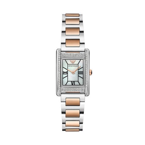 Montre Emporio Armani Nacre Blanche - Montres Femme | Histoire d&rsquo;Or