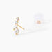 Boucles D'oreilles Puces Iuliana Or Jaune Oxyde De Zirconium - Clous d'oreilles Femme | Histoire d&rsquo;Or