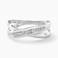 Bague Or Blanc Diamants