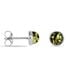 Boucles D'oreilles Puces Argent Blanc Acacia Ambre - Boucles d'oreilles fantaisie Femme | Histoire d’Or