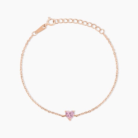 Bracelet Kelvyn Argent Rose Oxyde De Zirconium - Bracelets Femme | Histoire d’Or