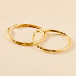 Cr&eacute;oles Youri Or Jaune - Boucles d'oreilles cr&eacute;oles Femme | Histoire d&rsquo;Or