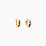 Creoles Or Jaune Andgelina Oxydes - Boucles d'oreilles cr&eacute;oles Femme | Histoire d&rsquo;Or