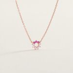 Collier Pavel Argent Rose Oxyde De Zirconium - Colliers fantaisie Femme | Histoire d&rsquo;Or