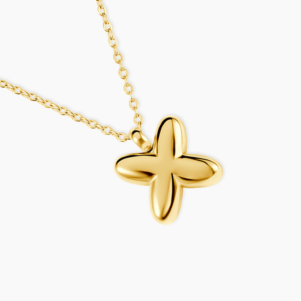 Collier Feliciane Acier Dor&eacute; - Colliers fantaisie Femme | Histoire d&rsquo;Or