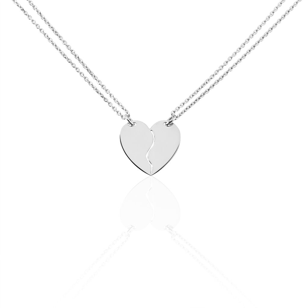Collier Abrar Argent Blanc - Colliers fantaisie Femme | Histoire d’Or