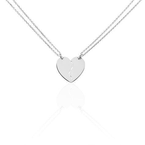 Collier Abrar Argent Blanc - Colliers fantaisie Femme | Histoire d’Or