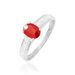 Bague Crista Or Blanc Rubis Et Diamant - Bagues solitaires Femme | Histoire d’Or