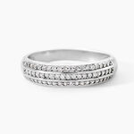 Bague Nataelle Argent Blanc Oxyde De Zirconium - Bagues avec pierre Femme | Histoire d&rsquo;Or