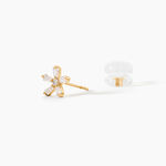 Boucles D'Oreilles Puces Ilyna Or Jaune Oxyde De Zirconium - Clous d'oreilles Enfant | Histoire d&rsquo;Or