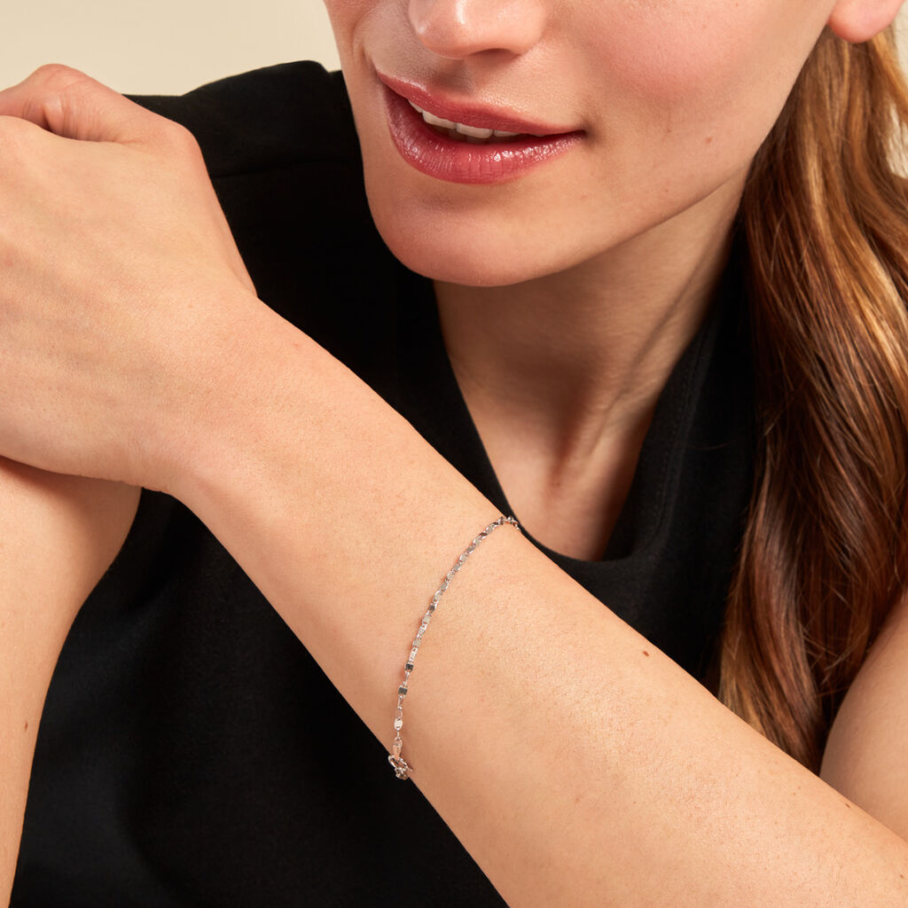 Bracelet Norene Argent Blanc - Bracelets Femme | Histoire d’Or