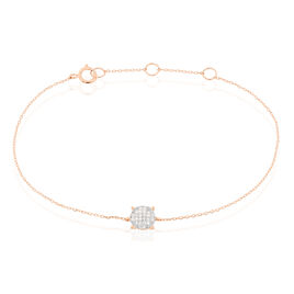 Bracelet Princesse Or Rose Diamant - Bracelets Femme | Histoire d’Or