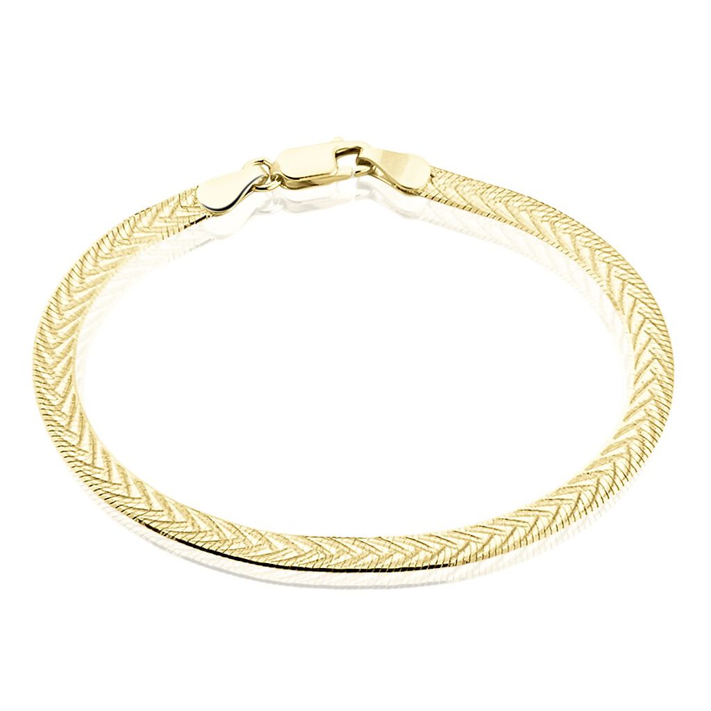 Bracelet Argent Jaune Alay - Bracelets cha&icirc;ne Femme | Histoire d&rsquo;Or