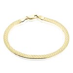Bracelet Argent Jaune Alay - Bracelets cha&icirc;ne Femme | Histoire d&rsquo;Or