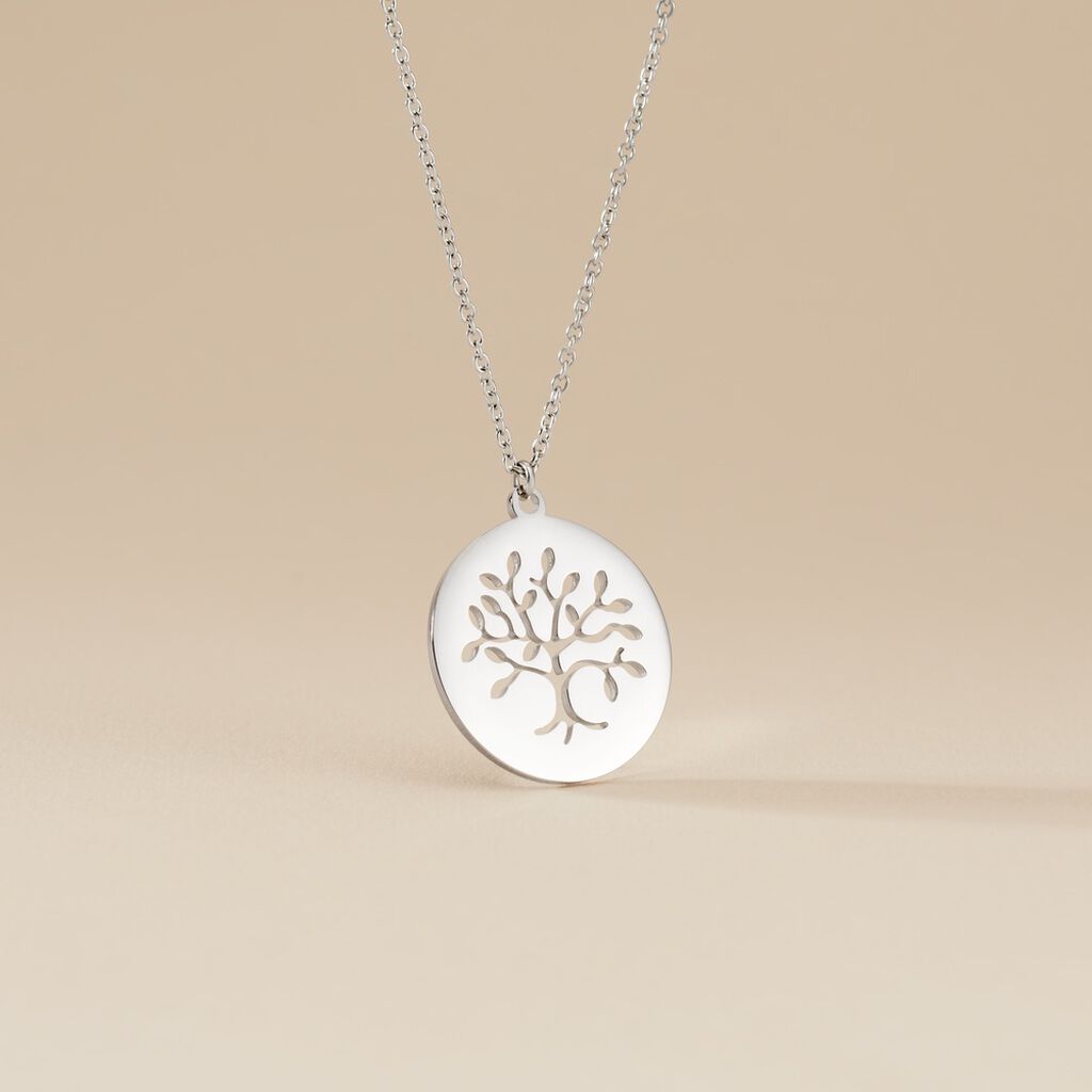 Collier Acier Blanc Ganet - Sautoirs Femme | Histoire d&rsquo;Or