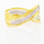 Bague Pivoine Or Jaune Diamant - Bagues avec pierre Femme | Histoire d&rsquo;Or