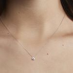 Collier Nazha Or Blanc Oxyde De Zirconium - Colliers Femme | Histoire d&rsquo;Or