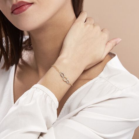 Bracelet Louisa Or Bicolore - Bracelets Femme | Histoire d’Or