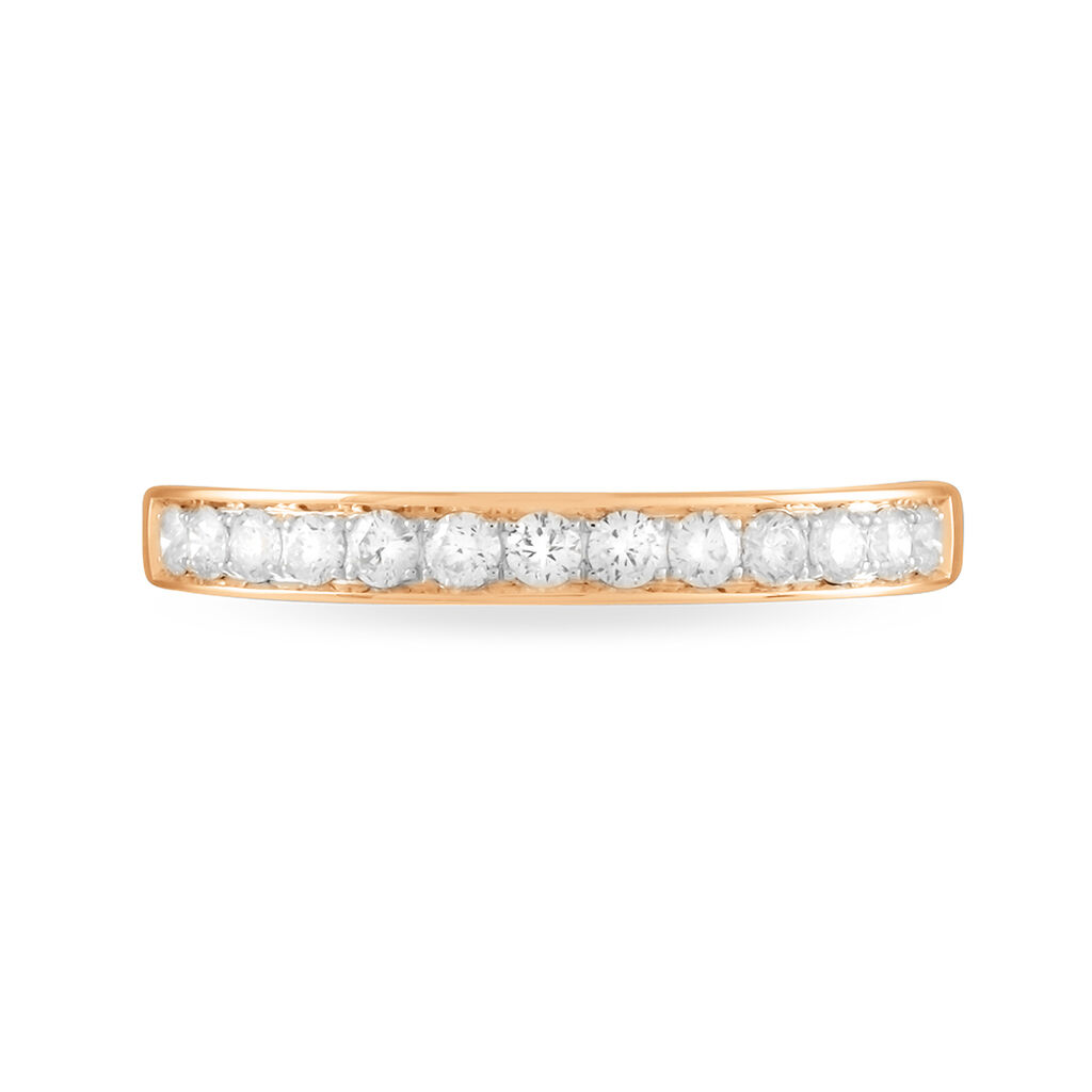 Alliance Rhea Or Rose Diamant - Alliances Femme | Histoire d’Or