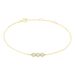 Bracelet Or Jaune Caleb Oxydes De Zirconium - Bracelets Femme | Histoire d’Or