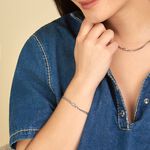 Bracelet Nexus Argent Blanc Oxyde De Zirconium - Bracelets Femme | Histoire d&rsquo;Or