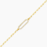 Bracelet Isabel Argent Jaune Oxyde De Zirconium - Bracelets Femme | Histoire d&rsquo;Or